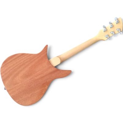 Custom Nova Natural Finish 325C64 21 Inch Scale Length Lennon Maple Fretboard Guitar Bigsby Tremolo - Image 9