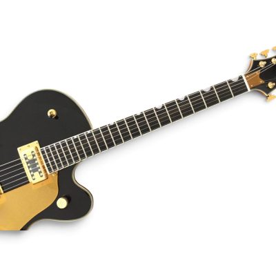 Custom Sovereign G6139T Falcon Black Center Block Single Cutaway Guitar Bigsby Tremolo - Image 4