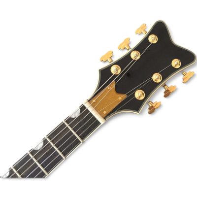 Custom Sovereign G6139T Falcon Black Center Block Single Cutaway Guitar Bigsby Tremolo - Image 5