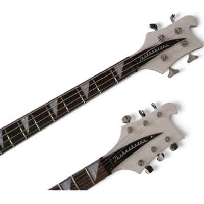 Custom Nova 4080 Geddy Lee Double Neck White 4 String Bass 6 String Guitar - Image 7