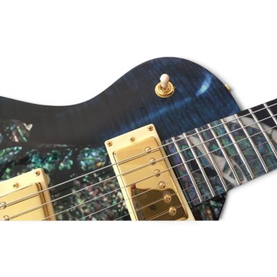 Custom Monarch 22 Frets Dragon Electric Guitar - Image 8