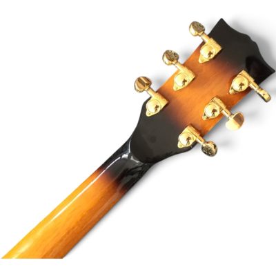 Custom Crown SJ200 Sunburst Solid Spruce Top Acoustic Electric Guitar Fishman Pickups - Image 6