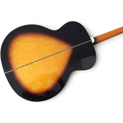 Custom Crown SJ200 Sunburst Solid Spruce Top Acoustic Electric Guitar Fishman Pickups - Image 2
