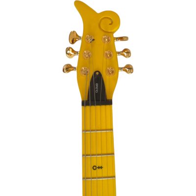 Custom Ember Prince Cloud Yellow 6 String Electric Guitar - Image 7