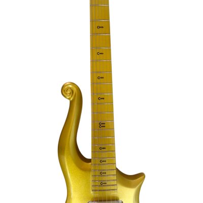 Custom Ember Prince Cloud Gold 6 String Electric Guitar - Image 9