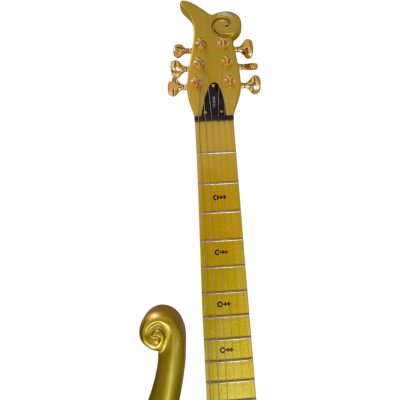 Custom Ember Prince Cloud Gold 6 String Electric Guitar - Image 10