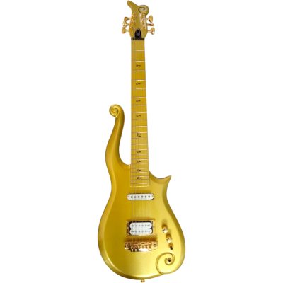 Custom Ember Prince Cloud Gold 6 String Electric Guitar - Image 4