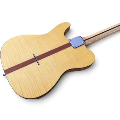 Custom Regent TV Yellow Flamed Maple Top Anderson Mad Cat Electric Guitar - Image 3