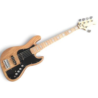 Custom Regent Ash Body Wood Marcus Miller 5 String Jazz Bass - Image 3