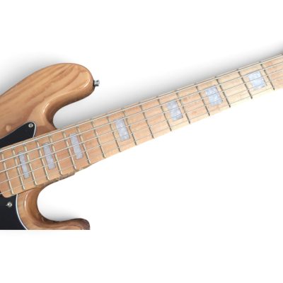 Custom Regent Ash Body Wood Marcus Miller 5 String Jazz Bass - Image 5