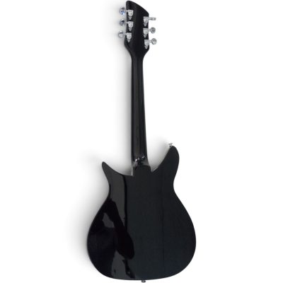 Custom Nova Jetglo Black 325C64 21 Inch Scale Length John Lennon Guitar Bigsby Tremolo - Image 6