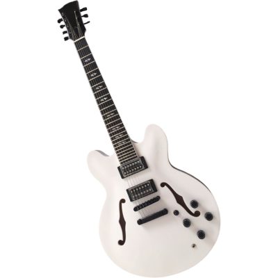 Custom Crown DG335 Dave Grohl White Diamond 7 String Guitar