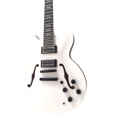 Custom Crown DG335 Dave Grohl White Diamond 7 String Guitar - Image 3