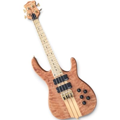 Custom Denver Ken Smith Elite BSR Quilted Maple Top 4 String Bass - Image 3