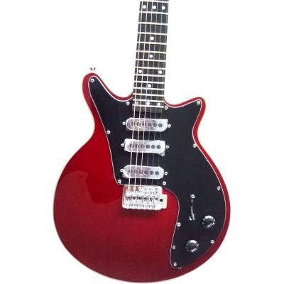 Custom Agate Antique Cherry Brian May Burn 3 Pickups Electric Guitar