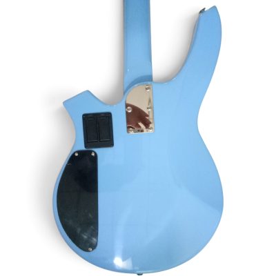Custom Aether Bongo Sky Blue 4 String Bass With Battery - Image 6