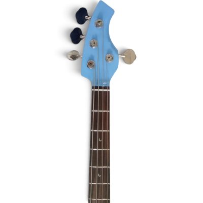 Custom Aether Bongo Sky Blue 4 String Bass With Battery - Image 2