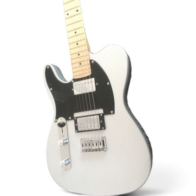Custom Regent Silver 6 String Electric Guitar