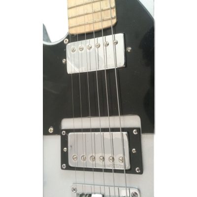 Custom Regent Silver 6 String Electric Guitar - Image 4