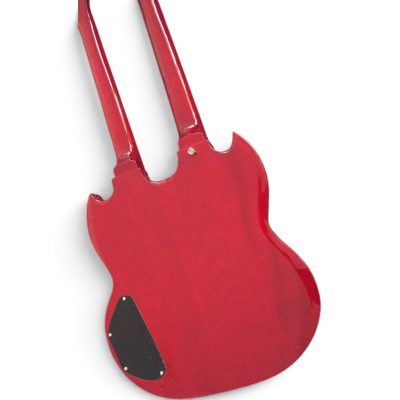Custom Crown SG Jimmy Page Double Neck 12 6 String EDS1275 Heritage Cherry Finish Electric Guitar - Image 7