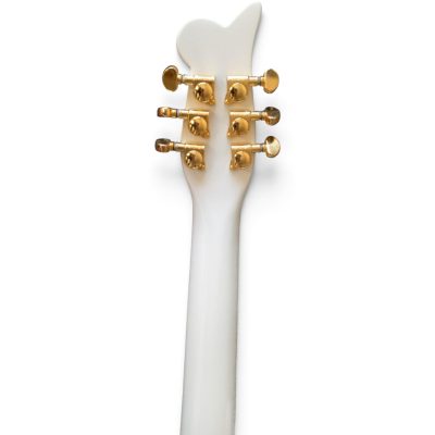 Custom Ember Prince Cloud Pearl White Electric Guitar - Image 3