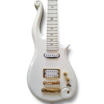Custom Ember Prince Cloud Pearl White Electric Guitar