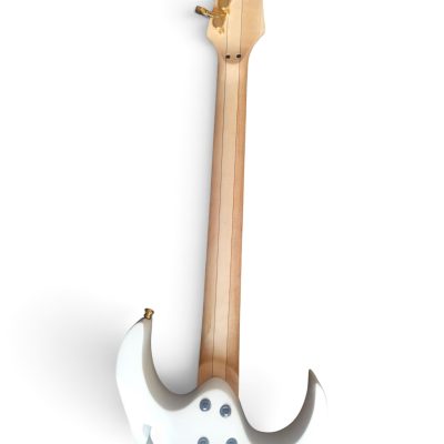 Custom Axis JEM7V Steve Vai White Gold Floral Electric Guitar - Image 8