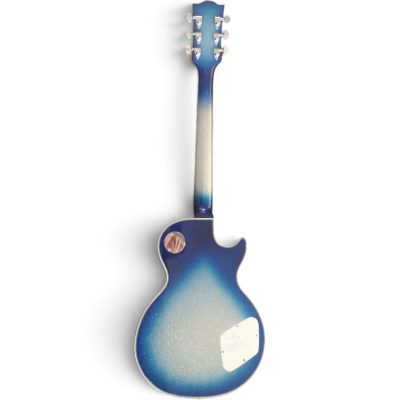 Custom Crown Ace Frehley Budokan Robot Blue Silver Sparkle Dust Guitar - Image 5