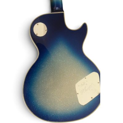 Custom Crown Ace Frehley Budokan Robot Blue Silver Sparkle Dust Guitar - Image 10
