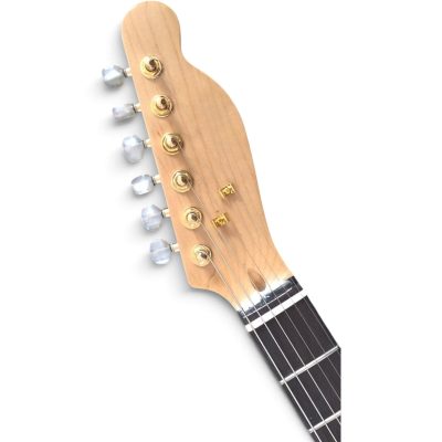 Custom Regent Gold James Burton Paisley Flower Pattern Electric Guitar 3 Pickups - Image 5