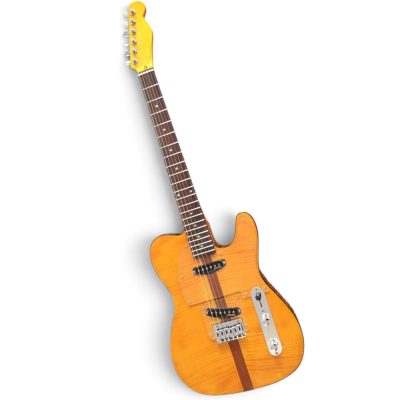 Custom Regent TV Yellow Flamed Maple Top Electric Guitar - Image 2