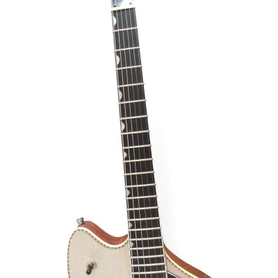 Custom Sovereign Jupiter Thunderbird Billy Bo Metallic Silver Electric Guitar Bigsby Tremolo - Image 4
