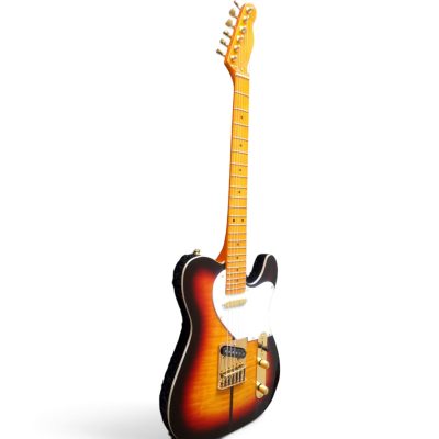 Custom Regent Merle Haggard Tuff Dog Sunburst Quilted Maple Top Guitar 7.25 Inch Radius - Image 6