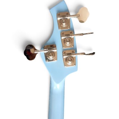 Custom Aether Bongo Sky Blue 4 String Bass - Image 2