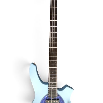Custom Aether Bongo Sky Blue 4 String Bass - Image 6