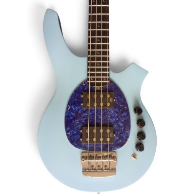 Custom Aether Bongo Sky Blue 4 String Bass