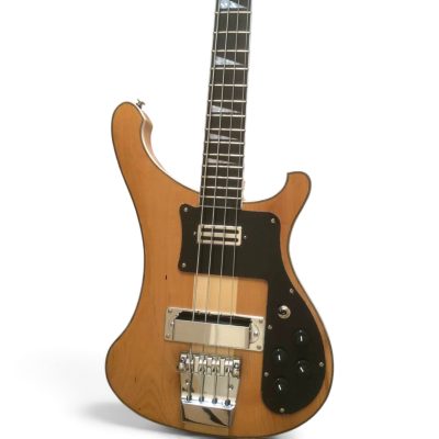 Custom Nova 4003 Natural Alder 4 String Bass Checkerboard Bindings