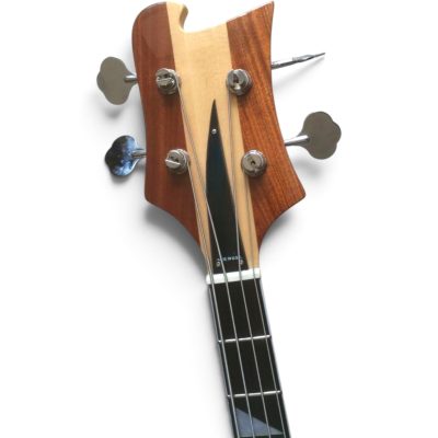 Custom Nova 4003 Natural Alder 4 String Bass Checkerboard Bindings - Image 3