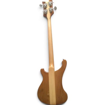Custom Nova 4003 Natural Alder 4 String Bass Checkerboard Bindings - Image 7