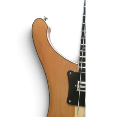Custom Nova 4003 Natural Alder 4 String Bass Checkerboard Bindings - Image 9