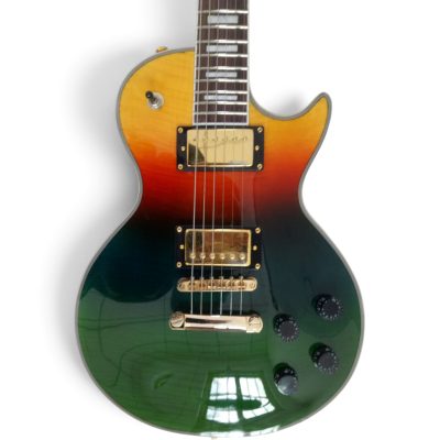 Custom Crown Rainbow Prism Flamed Maple Top Electric Guitar - Image 3