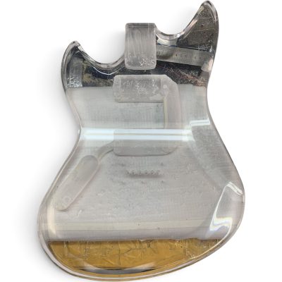 Custom Regent Plexiglass Acrylic Lucite DIY Mustang Guitar Body Made For String Through Gotoh Bridge - Image 2