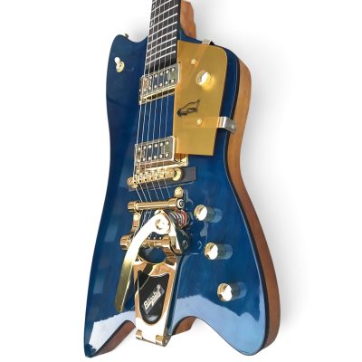 Custom Sovereign Jupiter Thunderbird Billy Bo Cerulean Blue Prism Guitar Bigsby Tremolo