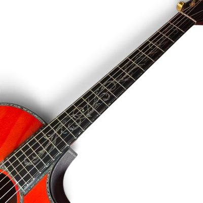 Custom Emberline Solid Sitka Spruce Red Presentation PS14ce Acoustic Guitar - Image 4