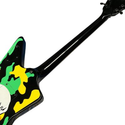 Custom Aurelius Dimebag Trend Alien Skull Camo Floyd Rose Tremolo Guitar - Image 2