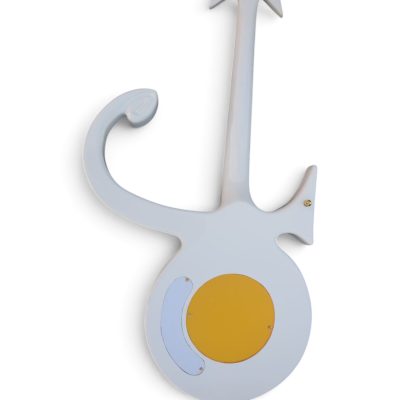 Custom Ember Prince Love Symbol Fretboard White Floyd Rose Tremolo Electric Guitar - Image 11