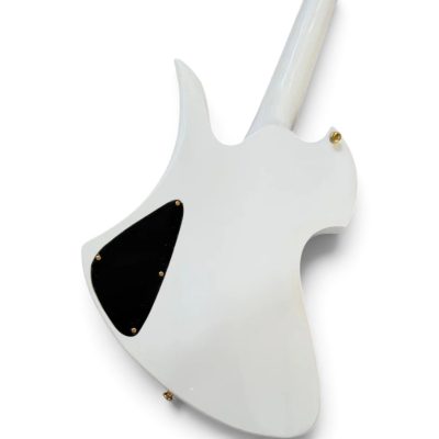 Custom Norturne Nikki Mockingbird White Finish Legacy 4 String Bass - Image 3