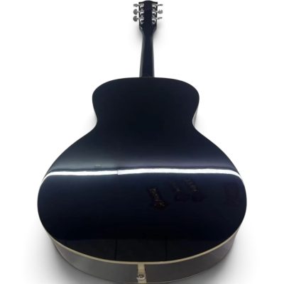 Custom Crown L00 Ebony Black Acoustic Electric Guitar Fishman EQ Sitka Spruce Top And Mahogany Body - Image 6