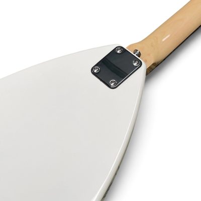 Custom Pyrite Mark III Brian Jones White Teardrop 6 String Guitar - Image 14