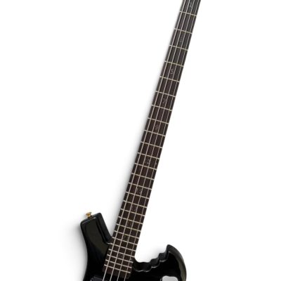 Custom Pulse Buzzard Black John Entwistle 4 String Bass Number Fretboard Inlays - Image 6